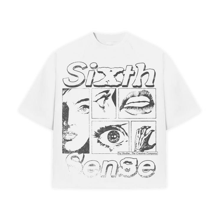 SIXTH SENSE WHITE T-SHIRT