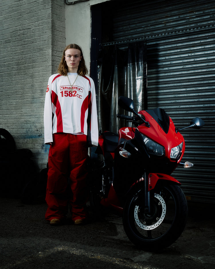 DUMMY 15 IVORY MOTO JERSEY
