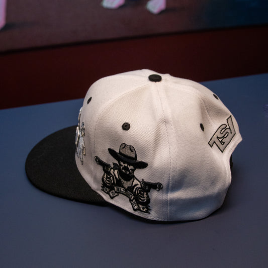 PBA.  WHITE SOZ TWO-TONE SNAPBACK