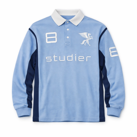 WINGS CHINA BLUE POLO SHIRT