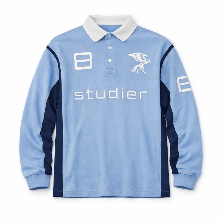 WINGS CHINA BLUE POLO SHIRT