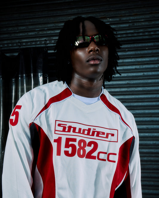 DUMMY 15 IVORY MOTO JERSEY